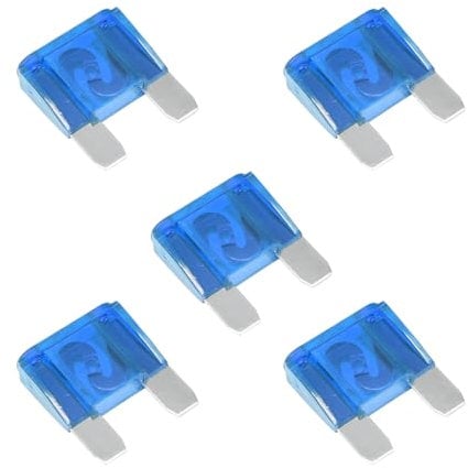 CGEAMDY 5 Stück Universal-Autosicherungen Blade Fuses, 32V Inline Flachsicherung Wasserdicht Halter, Standard Plug-In Blade Fuse Für Auto, ATV, Boot, Marine(60A)