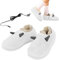BSEID Pantuflas calentadas eléctricas – Calentadores de pies eléctricos de peluche, pantuflas aptas para microondas, calentadores de pies, botas calentadas, regalo de Navidad para el hogar, para