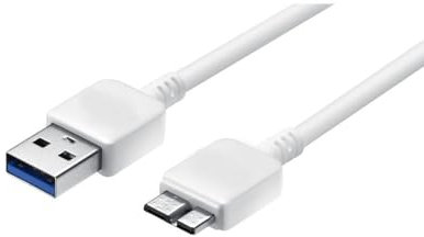 PH26 Ⓡ Câble USB 3.0 Mâle A vers Micro B 3.0 Disque Dur Câble et Synchronisation Compatible avec Disque dur externe WD,Toshiba,Canvio,Galaxy S5,My Passport, Elements, Basics Seagate, Maxtor - 60cm