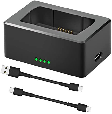 Mini 4 Pro Akku Ladestation, USB-Ladegerät Kompatibel für DJI Mini 4 Pro/Mini 3 Pro/Mini 3 Akuu Ladestation, Ladehub mit USB Typ C Ladekabel