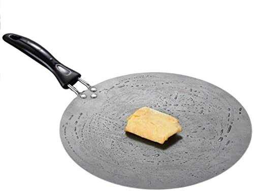 HAODUOO , Cacerola Sartén Parrilla Huevo Panqueque Bistec Sartén Cocina Plancha Sartén Tortilla De Hierro Fundido Crepe Redondo Utensilios De Cocina Sartenes Wok