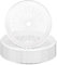 WYOMER 8 Pack 10'' White Plastic Paper Plate Holder, Hollow Paper Plate Special Holder,Imitation Rattan Weaving Reusable Plate Holder