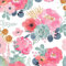 Papel Pintado Autoadhesivo Floral Rosa,44 x 1000cm Papel Pintado Hojas Verdes Papel Adhesivo para Muebles Rosa Papel Pintado Acuarela Papel Para Dormitorio Papel Adhesivo para Muebles Baño Salon