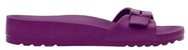 Scholl Bahia 1 Strap, Ciabatte da mare e piscina in EVA - Donna, Viola scuro, 36 EU