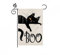 Doppelseitige Halloween-Gartenflagge – lebendige Farben und klare Muster, langlebig und witterungsbeständig, Outdoor-Dekoration für alle Heiligtümer am Abend, 45,7 x 30,5 cm Q