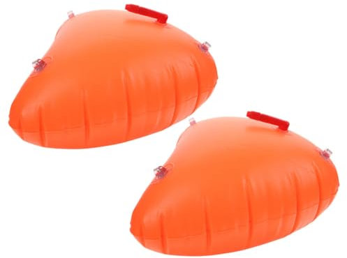 SKISUNO 2 Stück Aufblasbares Sicherheitsset Kajak Schwimmsack Bug Schwimmsack PVC Robust Stabilitätsschutz Für Kajaks Schlauchboote Wassersicherheit