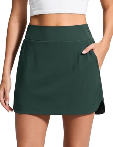 CRZ YOGA Vita Alta Delfino Gonne da Golf Leggenda Verde 46