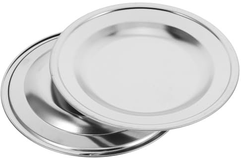 DOITOOL 2Pcs Stainless Steel Round Wine Coasters Multi-function Bottle Pads for Red Wine Protection Practical Heat-resistant Drink Mats Suitable for Home Coffee Shops Hotels