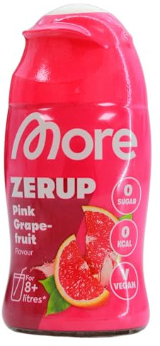 More Zerup Pink Grapefruit Flavour Getränkesirup Zero, 5er Pack (5 x 65ml)