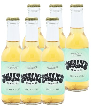 Kombucha Menta e Lime, Pack da 6 Bottiglie da 20cl