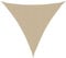 vidaXL Voile d'Ombrage Tissu Oxford Triangulaire 5x5x5m Beige Parasol Solaire
