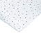 poyetmotte Spannbetttuch, wasserdicht, 60 x 120 cm, grau Sterne