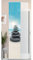 Gardinenbox 2er Set Schiebegardine Flächenvorhang Wildseide Optik und Voile Paneel, 245x45, Steine Meer, 80400
