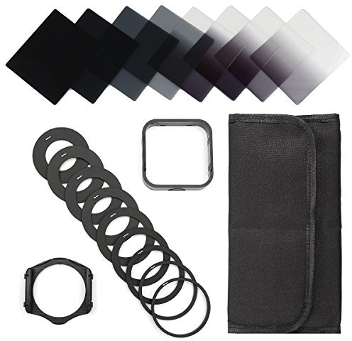 MASUNN 20Stk Nd 2/4/8/16 Filter Kit Holder Wide Adapter Lens Hood Lf292 Für Cokin P