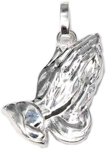 Nicht Zutreffend Anhänger betende Hände Silber 925 24 x14 mm Jesus Sterlingsilber Christus