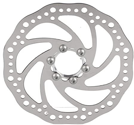 160 mm Fahrrad Scheibenbremse Scheibe mit 6 Schrauben Disc Brake Rotor Edelstahl Fahrrad Brake Disc für Rennrad, Mountainbike, BMX