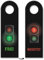 trendaffe - Colgador para puerta con diseño de semáforo en color negro