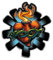 Sticker-Designs 10cm! Klebe-Folie Wetterfest Made-IN-Germany:Flaming Sacred Heart Barbed Wire Vinyl Window RV Artwork by FTS C276 UV&Waschanlagenfest Auto-Aufkleber Profi-Qualität