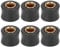 F FIERCE CYCLE 6 stücke Universal Motorrad 10mm Hintere Stoßdämpfer Kissen Gummiring Buchse