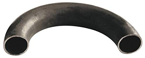 Schweißbogen 180 Grad lang 60,3 mm 2 DN 50 schwarz