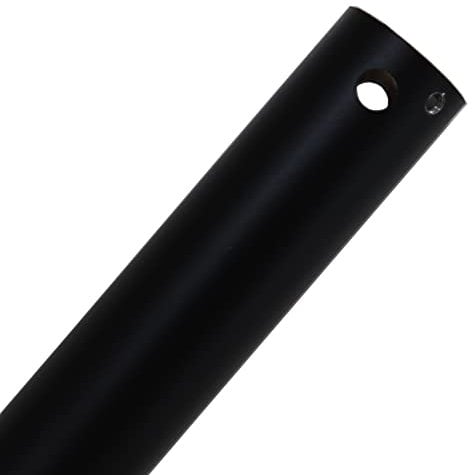 Goozegg 36 inch Downrod for Ceiling Fan includes Extension Wire, Dia 1.02‘’, No Threads, Black