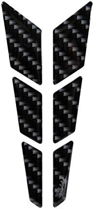 BIKE-label Deko Protektorsticker 3D Aufkleber Carbon-Optik Kratzschutz 910074