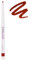 COSLINE Lipliner und Lippenkonturenstift Nr. 213 Farbe: Berry - Rot