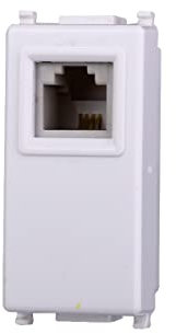 Obst-Serie Steckdosen Schalter Umsteller, kompatibel mit Vimar Plana (1, Telefonbuchse RJ11)