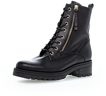 Gabor Damen Combat Boots, Frauen Stiefeletten,Wechselfußbett