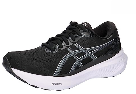 ASICS Kayano 30 Donna Laufschuhe Schwarz grau