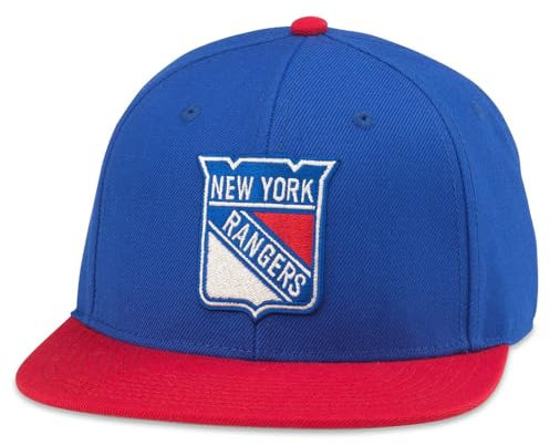 AMERICAN NEEDLE NHL National Hockey League Archive 400 Adjustable Snapback Baseball Hat, New York Rangers (Königsblau/Rot), Einheitsgr��e
