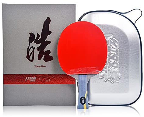 BBAUER Tischtennisschläger Für Wettkämpfe, Allround-Pingpong-Schläger, Professionelles Ping Pong-Blatt/As Shown/Short Handle