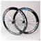 MirOdo 700C Rennrad-Radsatz 50mm Felgen Aus Aluminiumlegierung 20 Löcher Scheibenbremsen QR-100/135mm Vorne 2 Hinten 4 Lager Schwarzes Dazzle-Farbetikett Für 8-11-Gang-Kassette