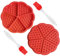 2 Waffelformen, 2 Ölpinsel, Silikon-Waffelformen, Back-Diy-Werkzeuge, Kuchen- Und Plätzchenback-Dekorationswerkzeuge