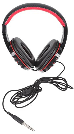 JOINPAYA Electronic Piano Wired Earphones Studio Recording Headphone Studio Ear Headphone Wired Headphone Headphone over Ear Noise On Ear Headset Leather