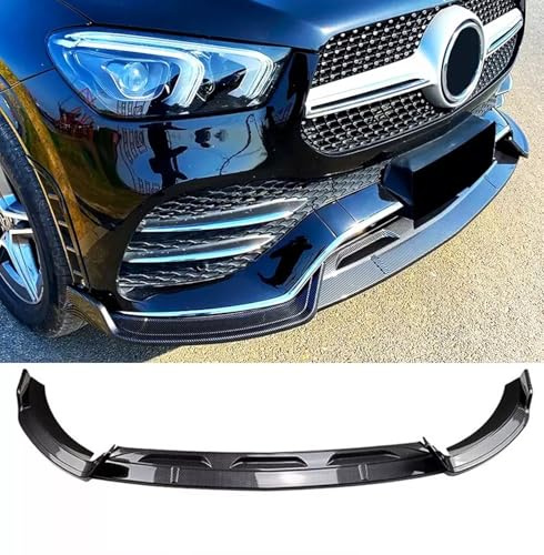 For Auto Perfectionists UK Front Spoiler Compatible With Mercedes GLE Class GLE43 AMG Line W167 C167 2019-2024 ABS Carbon Fibre