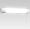 IMVSINCERE LED Wall Lights 6W Mirror Light with Shaver Socket,4000k Bathroom Mirror Lighting Pull Cord Switch,IP44 43CM 500LM Shaver Lights for Bathroom Hotel Toilet Shower Room