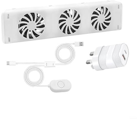 LVYXON Smart-Air Boost Radiator Fan, Radiator Fan Booster, Smart-Air Boost, Fireplace Heat Booster Energy-Efficient-Air Circulator for Home