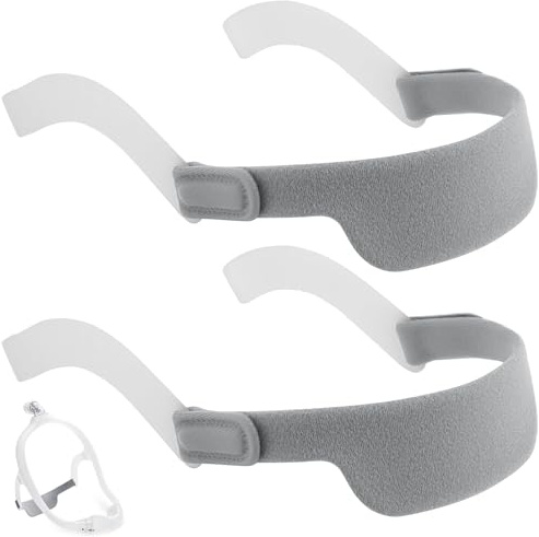 2er-Pack Kopfbedeckungsgurt für CPAP Dreamwear (Maske nicht inkl) | Kopfbandriemen mit Silikonschnalle, einstellbar Dreamwear Kopfband, Wiederverwendung Ersatz CPAP Nasenmaske Kopfbänder