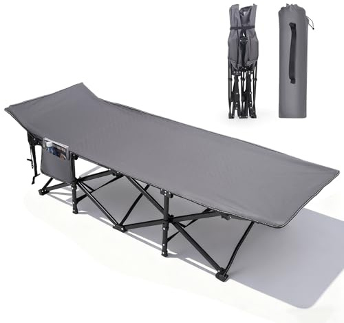 Sekey XXL Faltbares Campingbett, 190×71×35 cm, 1200D Oxford-Gewebe