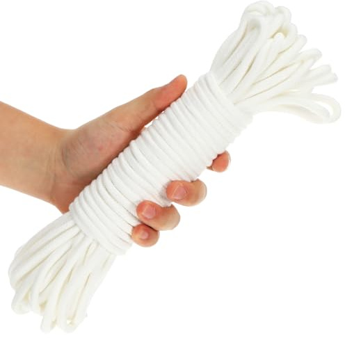Homoyoyo Corde D’arrosage Automatique en Polyester-Coton 6mm 20m, Corde Absorbante Hydroponique pour Plantes en Pot Intérieur et Extérieur, Système D’Irrigation Goutte à Goutte
