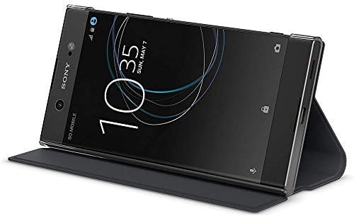 Sony Etui avec Support pour Xperia XA 1 Ultra Noir