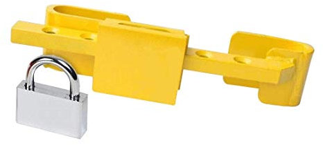 All Ride Système de verrouillage haute sécurité en acier trempé Pour conteneur Remorque de camion Cadenas de sécurité de qualité 4 clés incluses