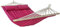 BB Sport Stabhängematte 240 x 150cm Hängematte inkl. 2 Kissen max. 300 kg 2 Personen Doppelhängematte Outdoor, Farbe:Malve