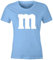 MoonWorks® Damen T-Shirt Gruppen-Kostüm M Aufdruck Kostüm Fasching Karneval Verkleidung hellblau S