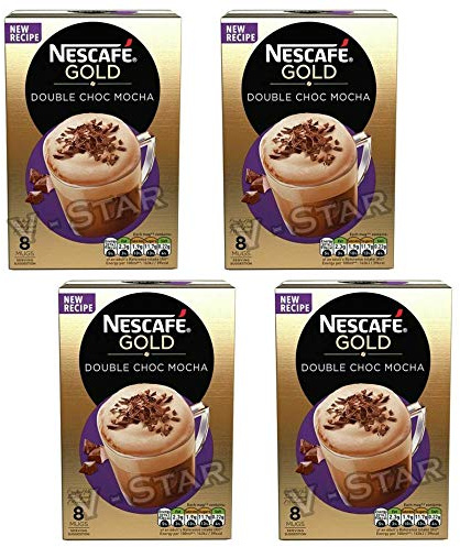 4 X NESCAFE Gold Mix Coffee Boxes Fresh Stock (Double Chocolate Mocha)