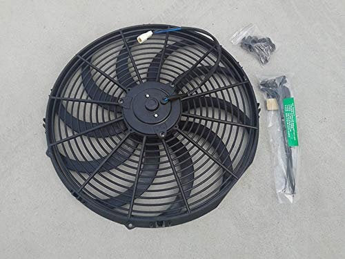 16 inch electric universal fan with mounting kit cooling radiator 16 12V