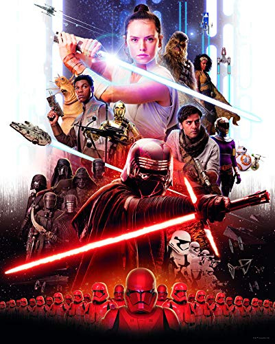 Komar Wandbild | Star Wars Movie Poster Rey | Kinderzimmer, Jugendzimmer, Dekoration, Kunstdruck | ohne Rahmen | WB175-40x50 | Größe: 40 x 50 cm (Breite x Höhe)