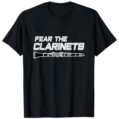 Fear the clarinets - Lustiges Klarinette T-Shirt