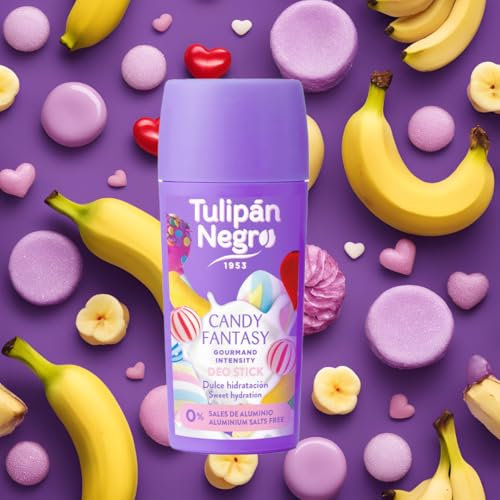 Tulipe noire, le bâton de déodorant bonbons fantaisie, 0% de sels d'aluminium, 50 ml
